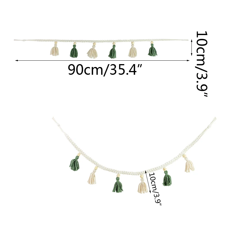 90x10cm Bohemian Tassel Trim Nordic Style Kids Room Decorative Garland DIY Home Bedroom Wall Hanging Supplies Basket Decoration
90x10cm Bohemian Tassel Trim Nordic Style Kids Room Decorative Garland DIY Home Bedroom Wall Hanging Supplies Basket Decoration