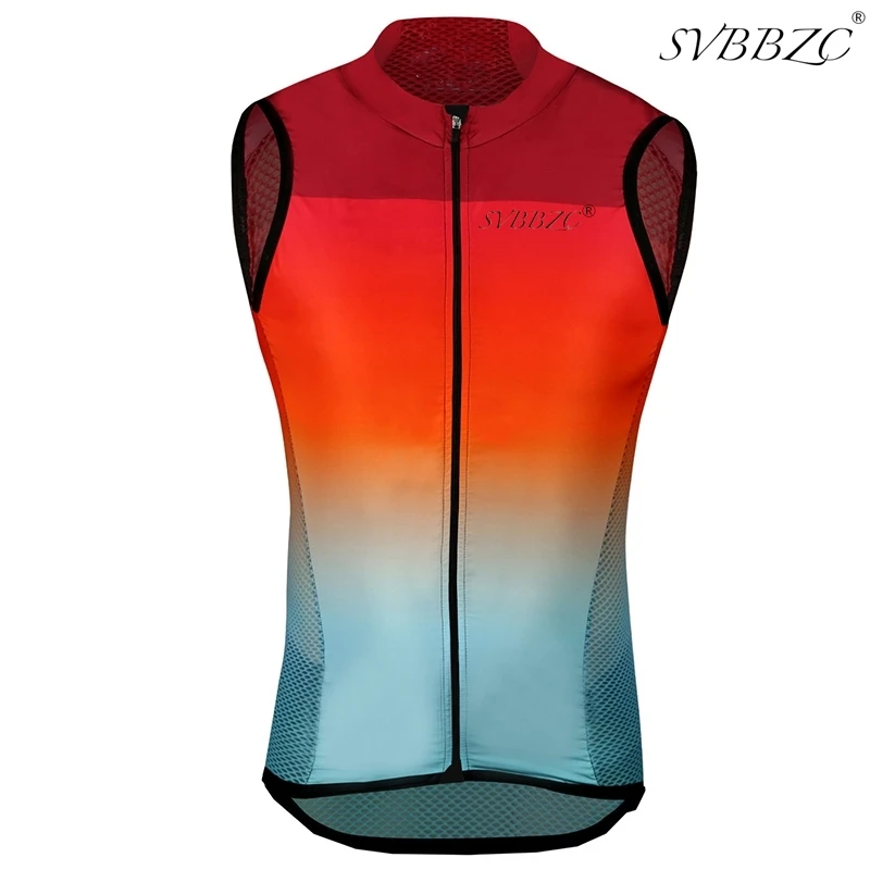 NEW Men Windproof vest Gradient color Cycling Sleeveless Vest Mtb Bike Bicycle Lightweight vest cycling clothing ropa ciclismo
NEW Men Windproof vest Gradient color Cycling Sleeveless Vest Mtb Bike Bicycle Lightweight vest cycling clothing ropa ciclismo