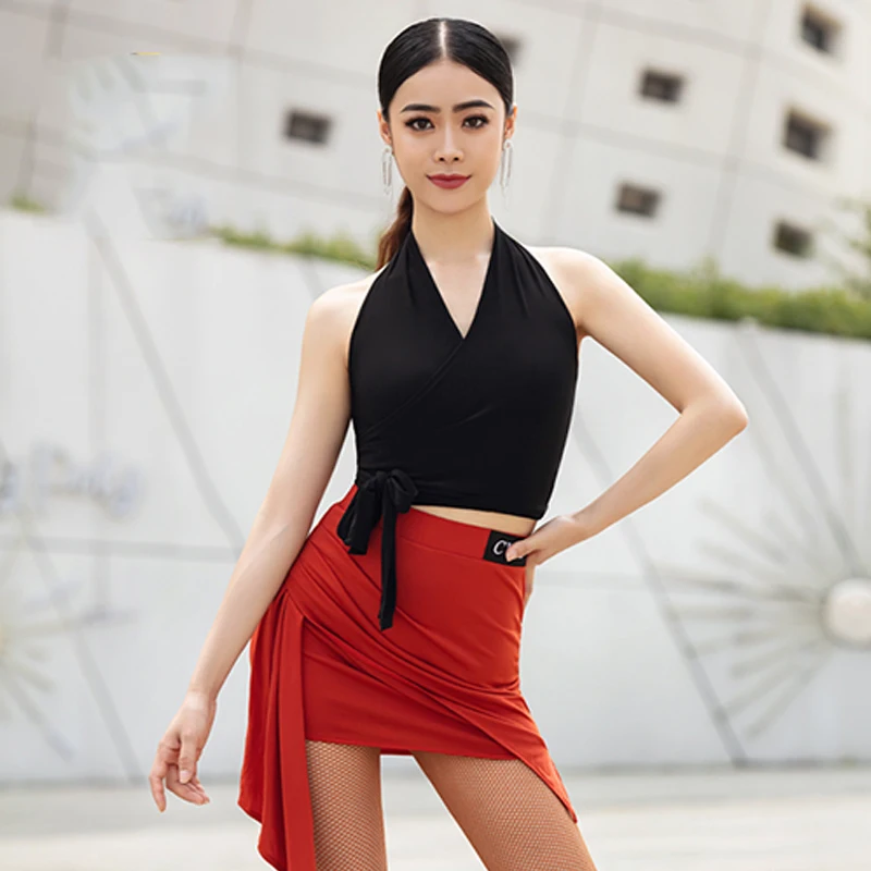 Latin Dance Clothes Backless Halter Neck Lace-Up Tops Latin Practice Wear Women Adult Samba Salsa Performance Costume BL6742
Latin Dance Clothes Backless Halter Neck Lace-Up Tops Latin Practice Wear Women Adult Samba Salsa Performance Costume BL6742