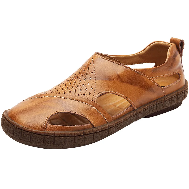 Summer Soft Bottom Outdoor Sandals Men's 2021 New Summer Trendy Casual Shoes Closed Toe Breathable Increased Beach Shoes Large
Summer Soft Bottom Outdoor Sandals Men's 2021 New Summer Trendy Casual Shoes Closed Toe Breathable Increased Beach Shoes Large