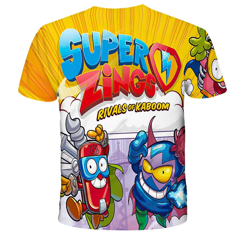 Summer t shirt Super Zings T Shirt For Boys Clothes 3d Polyester Children T-shirt Animal Baby Boy Tops t Kids Clothes 4-14YS
Summer t shirt Super Zings T Shirt For Boys Clothes 3d Polyester Children T-shirt Animal Baby Boy Tops t Kids Clothes 4-14YS