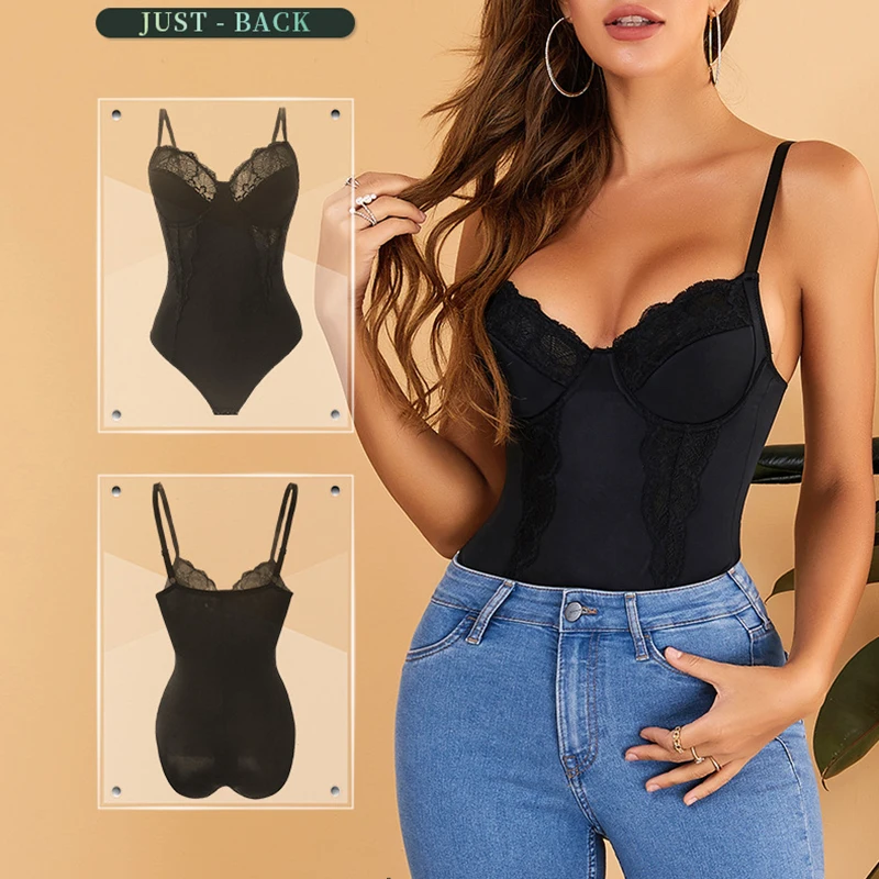 Lace Shaper Bodysuit Women Postpartum Firm Control Thongs Full Body Briefer Shapewear Model Strap Waist Trainers Slimming Belt
Lace Shaper Bodysuit Women Postpartum Firm Control Thongs Full Body Briefer Shapewear Model Strap Waist Trainers Slimming Belt