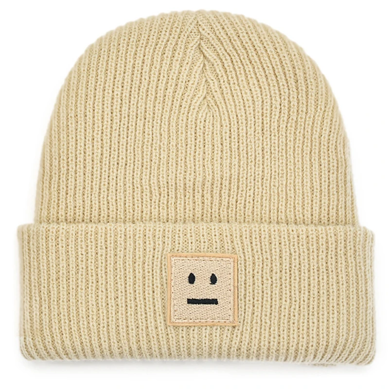 Studios Smiling Face Knitted Beanie Hat Winter Women's Skull Caps Warm Couple Lovers Acne Hats Tide Street Hip-hop Wool Cap
Studios Smiling Face Knitted Beanie Hat Winter Women's Skull Caps Warm Couple Lovers Acne Hats Tide Street Hip-hop Wool Cap