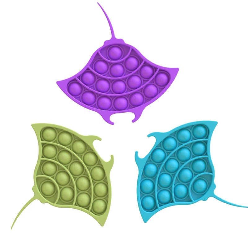 New Rainbow Marine Fish Push Bubble Fidget Toy Autism Stress Reliever Fidget Antistress Kids Children's Educational Toys
New Rainbow Marine Fish Push Bubble Fidget Toy Autism Stress Reliever Fidget Antistress Kids Children's Educational Toys