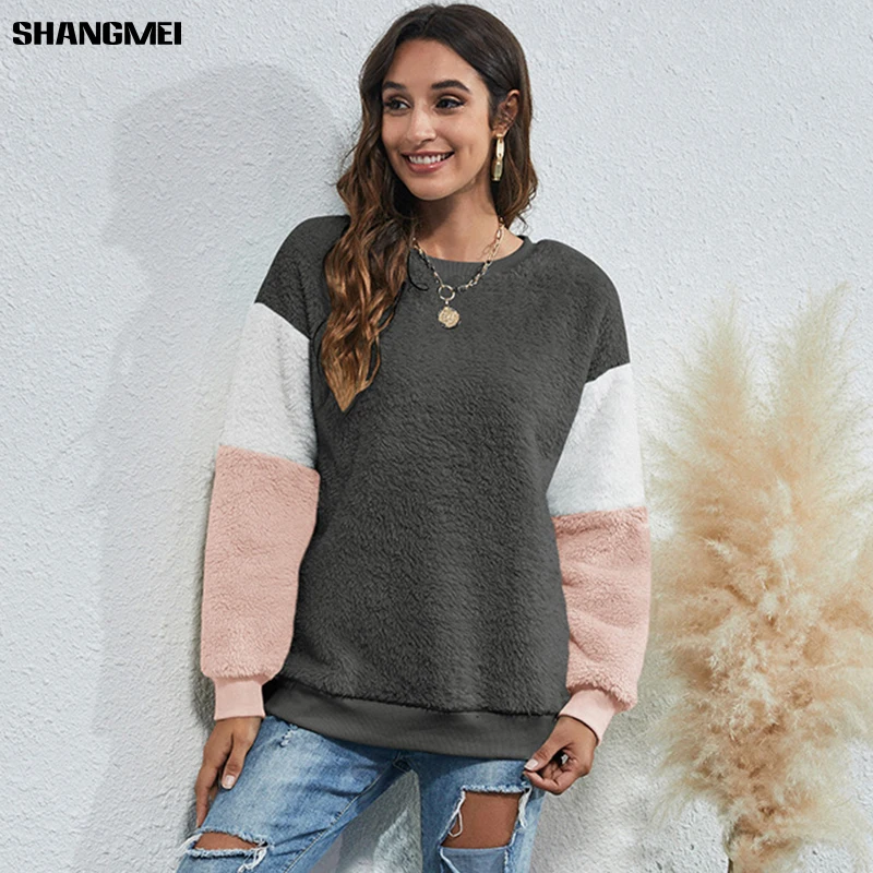 New Oversize Autumn Winter Woman's Hoodies Ladies Loose Contrast Color Warm Pullovers Women Sweatshirts Casual Tops
New Oversize Autumn Winter Woman's Hoodies Ladies Loose Contrast Color Warm Pullovers Women Sweatshirts Casual Tops