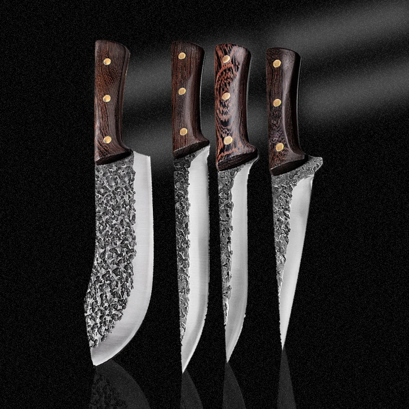 

Kitchen Knives Professional Chef Knives 5Cr15 Stainless Steel Meat Cleaver Butcher's Knife Vegetable Cleaver Fish Fillet Knife