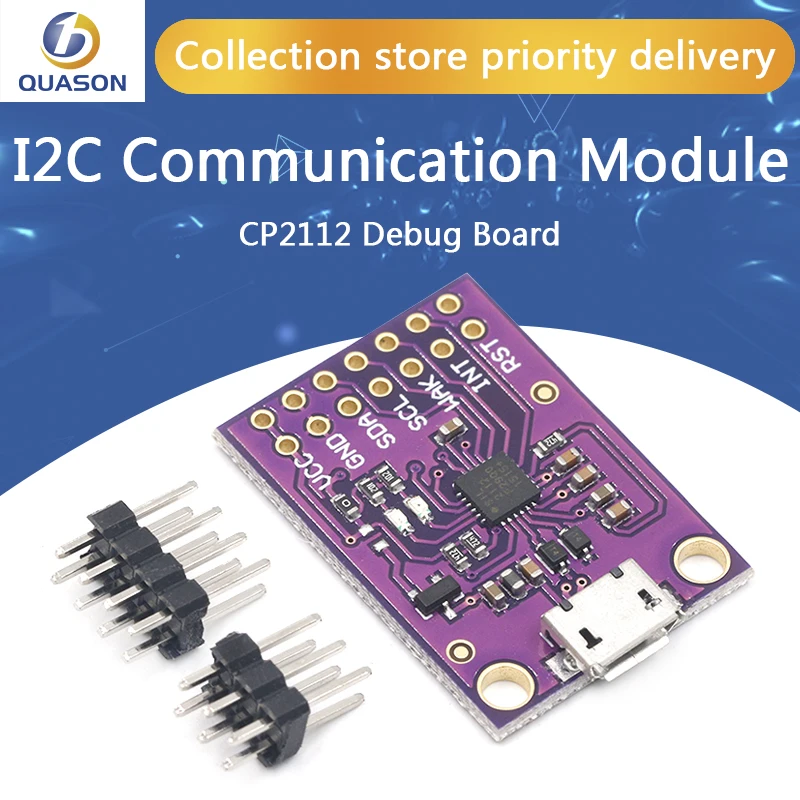 CP2112 плата отладки USB к SMBus I2C коммуникационный модуль 2 0 MicroUSB 2112 оценочный комплект