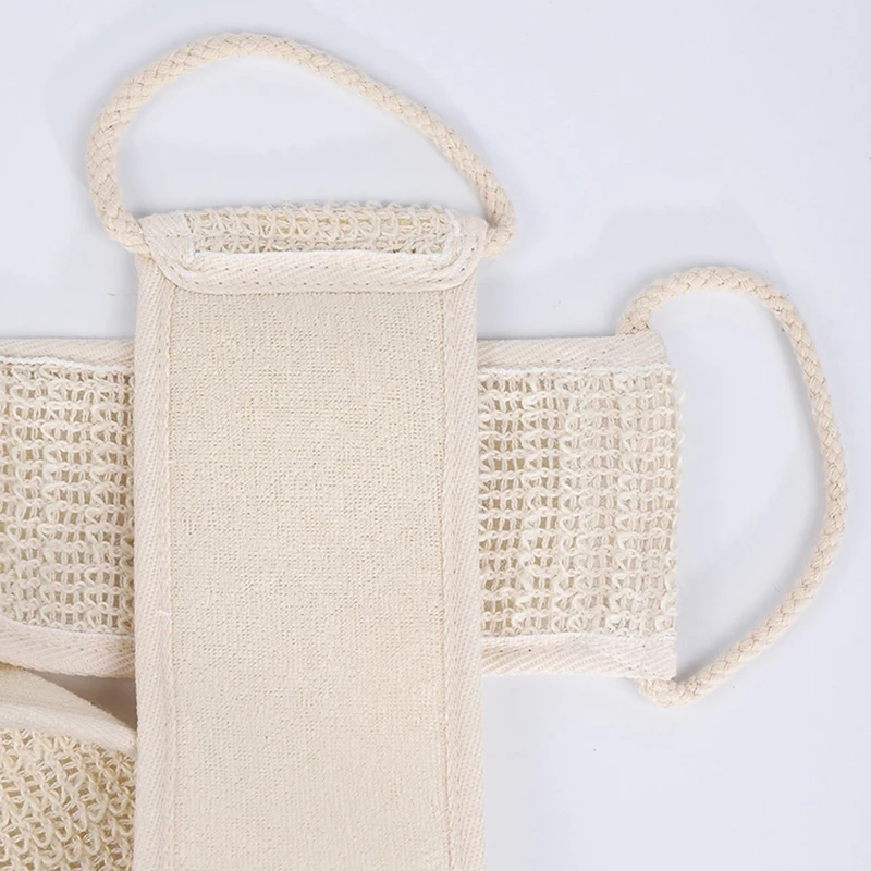 Multifunctional Cotton Linen Back Scrubber Body Cleaning Tools Bath Belt Massage Brush
Multifunctional Cotton Linen Back Scrubber Body Cleaning Tools Bath Belt Massage Brush