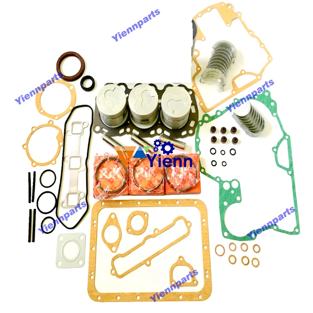 L3E Overhaul Rebuild Kit Full Gasket Piston Ring Bearing Set For Mitsubishi Tractors Diesel Engine Parts
L3E Overhaul Rebuild Kit Full Gasket Piston Ring Bearing Set For Mitsubishi Tractors Diesel Engine Parts