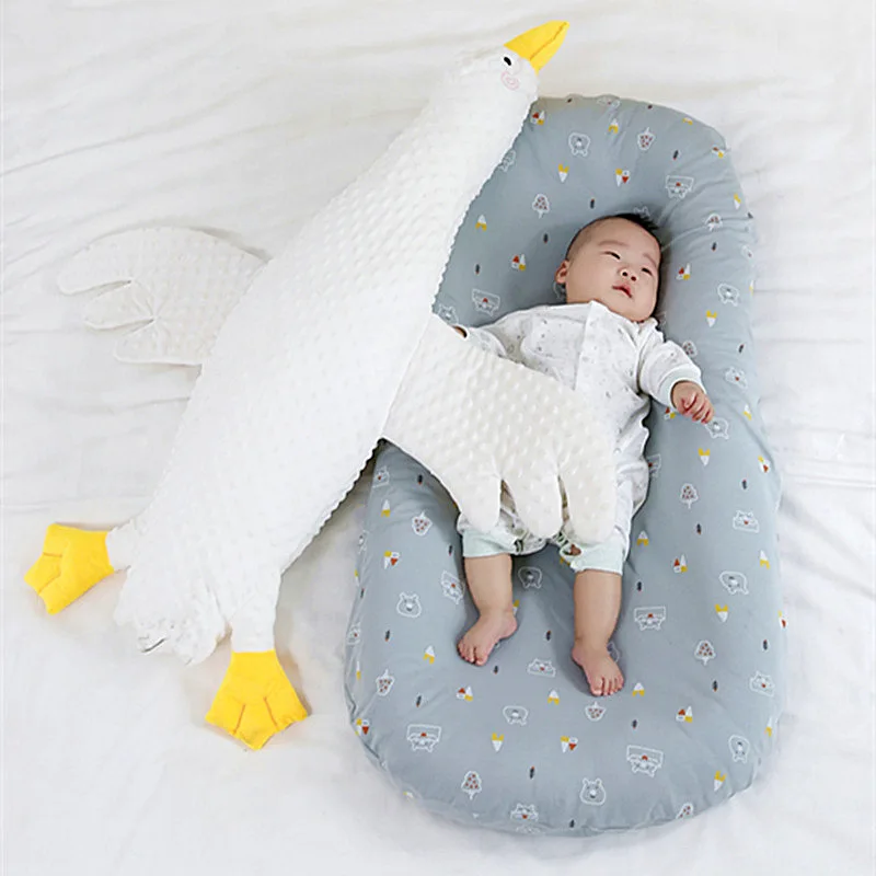 Baby Sleeping Pillow White Goose Shape Fixed Belt Fluffy Pillows For Sleeping Baby Hug Toys
Baby Sleeping Pillow White Goose Shape Fixed Belt Fluffy Pillows For Sleeping Baby Hug Toys
