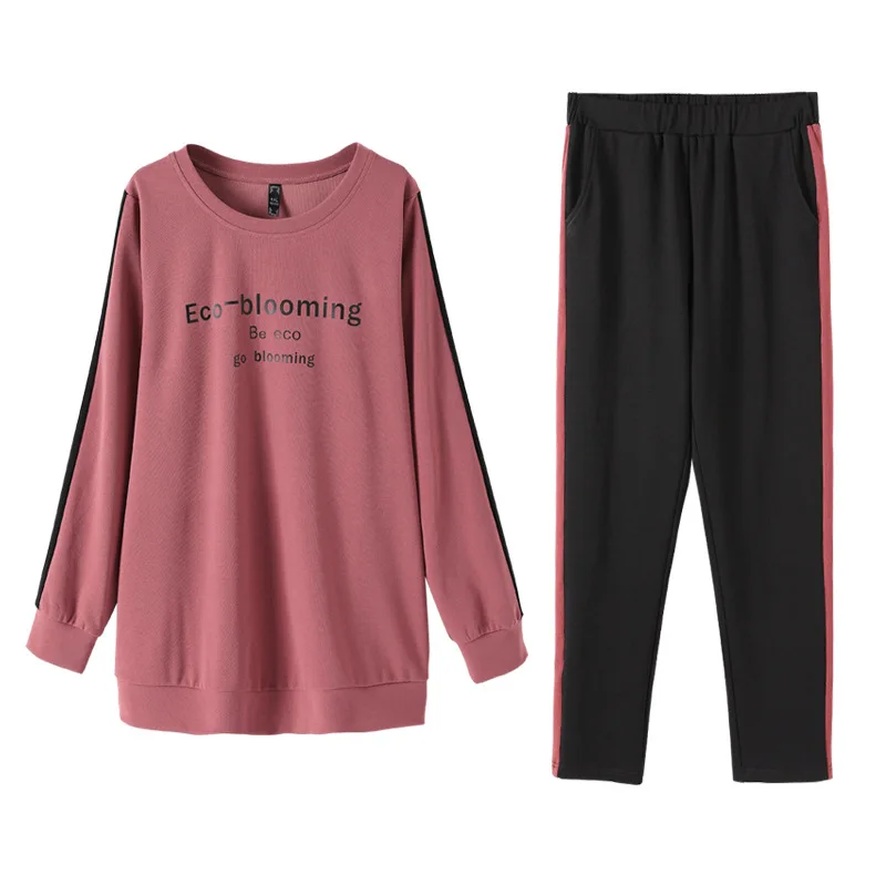 Spring Fall 4XL to 10XL Plus Size Women Clothing Sets Long Sleeve Casual Women Tracksuits Tops + Trousers Two Piece Sets T20273
Spring Fall 4XL to 10XL Plus Size Women Clothing Sets Long Sleeve Casual Women Tracksuits Tops + Trousers Two Piece Sets T20273