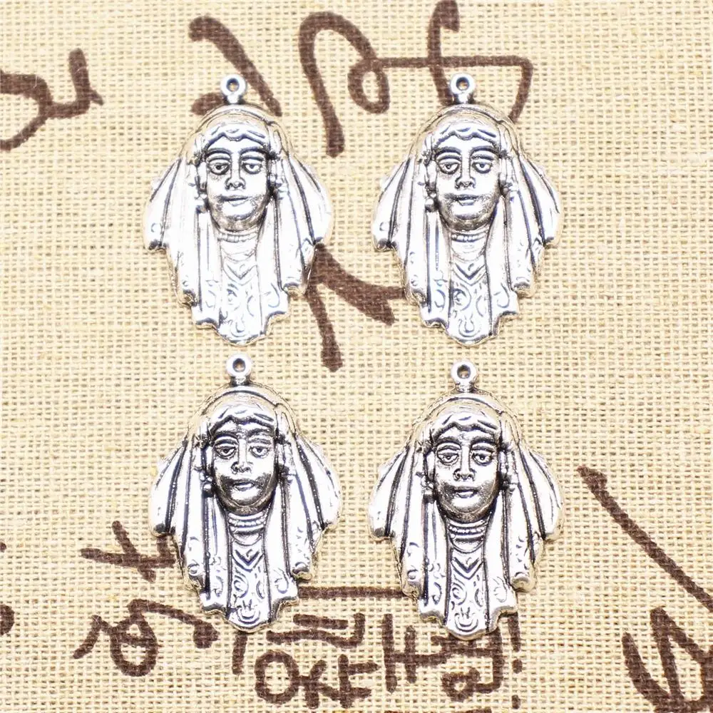 Cute Charms For Bracelet 5pcs 32x22mm Antique Silver Color Indian Girl Charms
Cute Charms For Bracelet 5pcs 32x22mm Antique Silver Color Indian Girl Charms