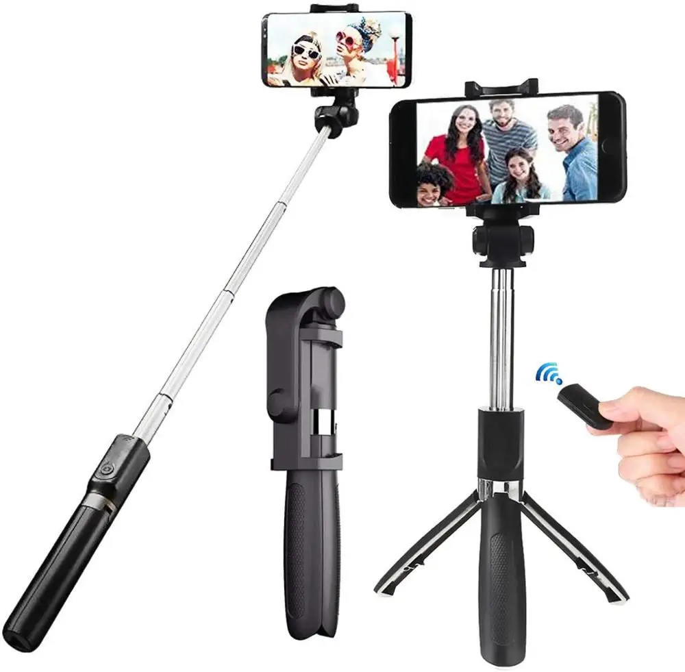 Universal 3 in 1 Wireless Bluetooth Selfie Stick Extendable Monopod Foldable Tripod With Remote Phone holder For Ios Android
Universal 3 in 1 Wireless Bluetooth Selfie Stick Extendable Monopod Foldable Tripod With Remote Phone holder For Ios Android