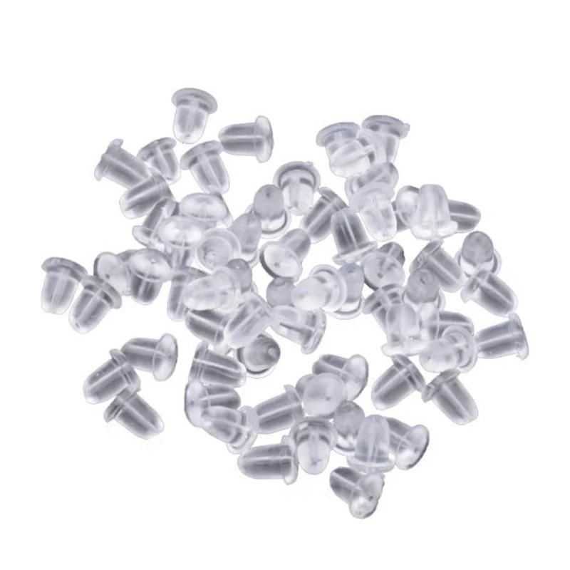 Silicone Earring Backs Earring Backings Soft Clear Ear Safety Back Pads Backstops for Earring Studs Hoops Diameter 4mm
Silicone Earring Backs Earring Backings Soft Clear Ear Safety Back Pads Backstops for Earring Studs Hoops Diameter 4mm