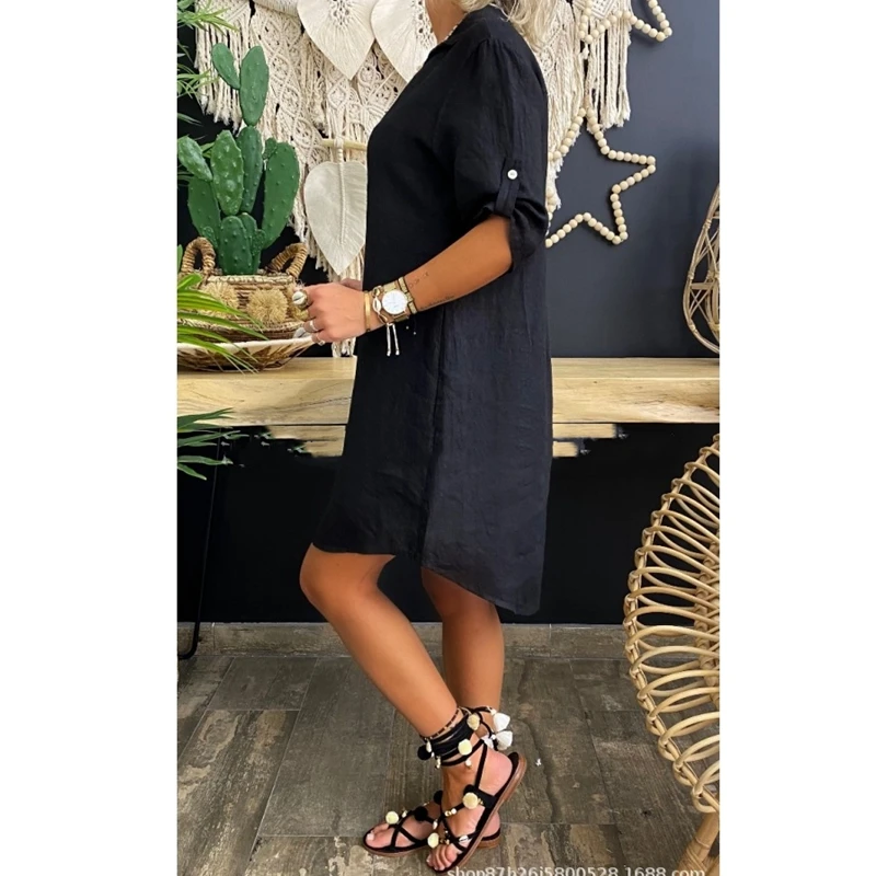 Lugentolo Plus Size Shirt Dress Women Summer Fashion Short Sleeve V Neck Loose Casual Womens Tops
Lugentolo Plus Size Shirt Dress Women Summer Fashion Short Sleeve V Neck Loose Casual Womens Tops
