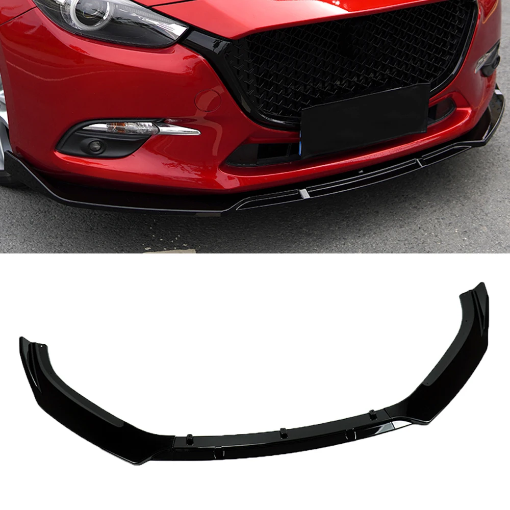 For Mazda 3 BM BN 2014-2019 3PCS Car Front Bumper Lip Splitter Plate Cover Trim Spoiler Diffuser Deflector Body Kit Canard Guard
For Mazda 3 BM BN 2014-2019 3PCS Car Front Bumper Lip Splitter Plate Cover Trim Spoiler Diffuser Deflector Body Kit Canard Guard