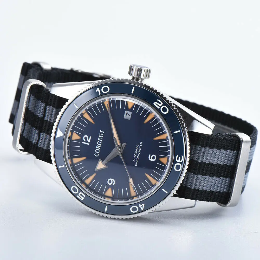 Corgeut Mens Watch 41mm Blue Dial Sapphire Glass Date Miyota 8215 Mechanical Wristwatches Mens Luminous Waterproof New Fashion
Corgeut Mens Watch 41mm Blue Dial Sapphire Glass Date Miyota 8215 Mechanical Wristwatches Mens Luminous Waterproof New Fashion