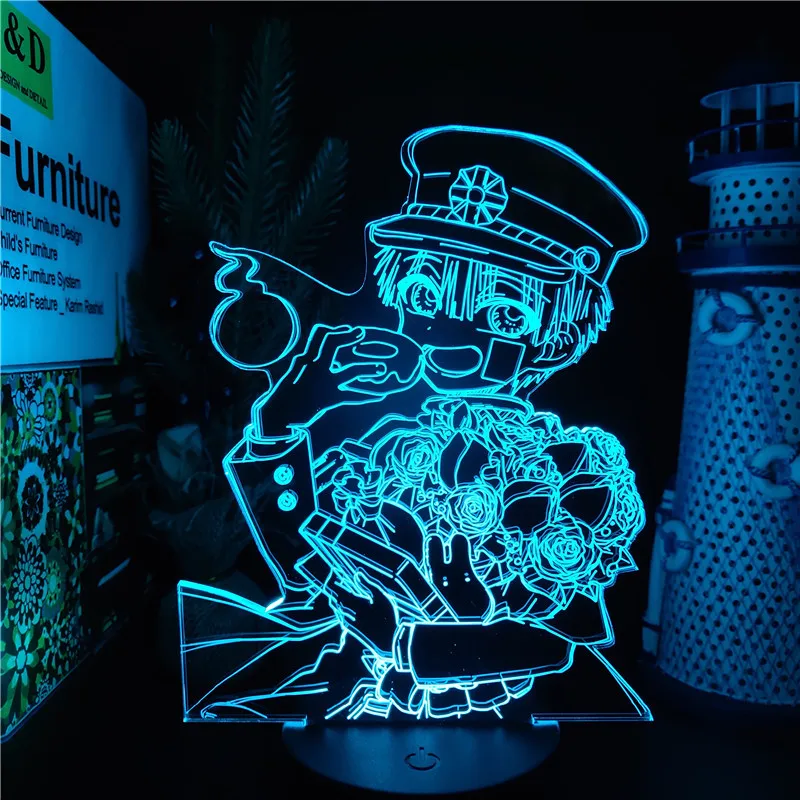 3D Lamp Toilet-bound Hanako-kun Anime Figure LED Night Light Lampara Manga Home Decoration Lights Luminaria Neon Room Lampe
3D Lamp Toilet-bound Hanako-kun Anime Figure LED Night Light Lampara Manga Home Decoration Lights Luminaria Neon Room Lampe