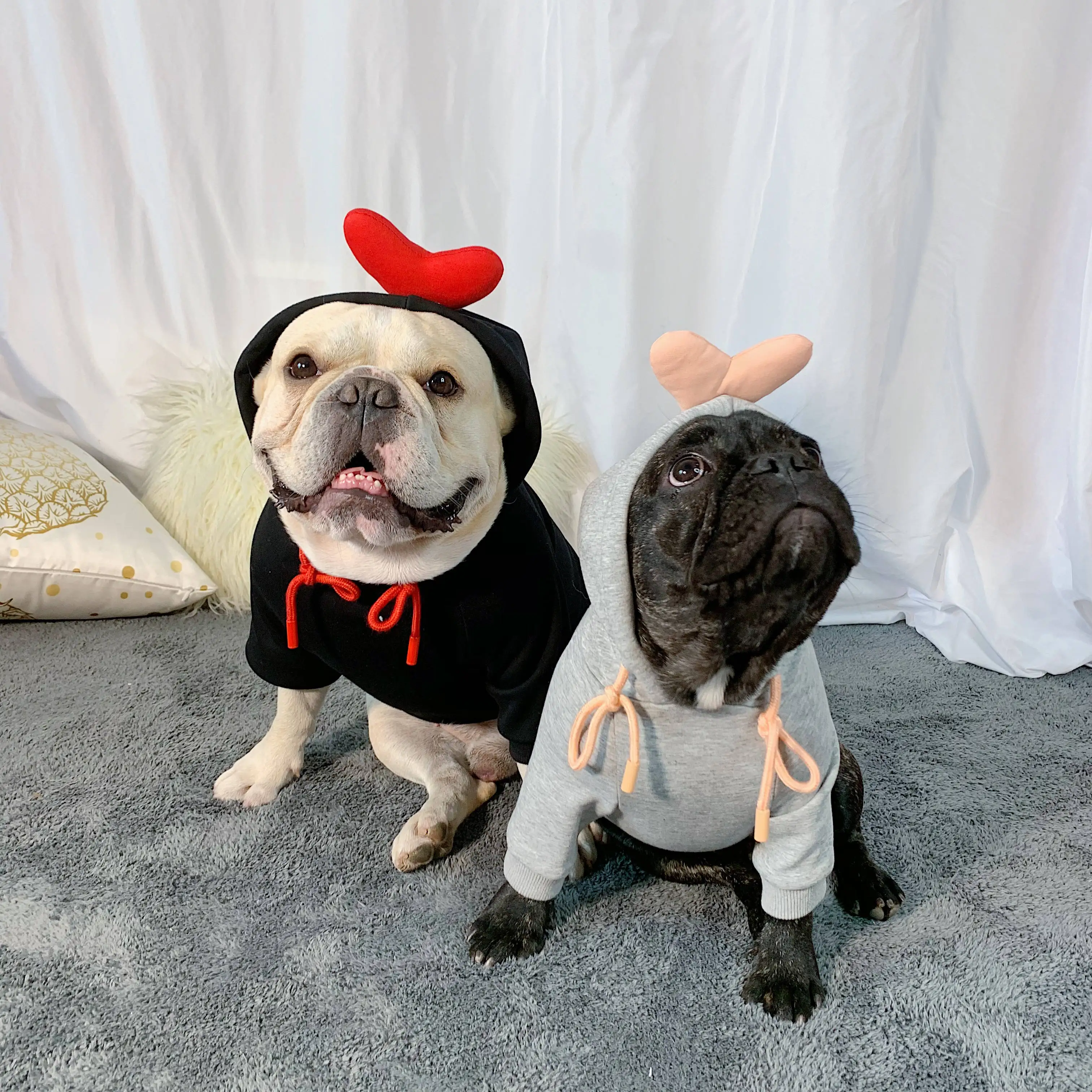 Cute Heart Dog Hoodie Winter Pet Dog Clothes Frenchie Clothing Poodle Bichon Pomeranian Schnauzer Pug French Bulldog Pet Outfit
Cute Heart Dog Hoodie Winter Pet Dog Clothes Frenchie Clothing Poodle Bichon Pomeranian Schnauzer Pug French Bulldog Pet Outfit