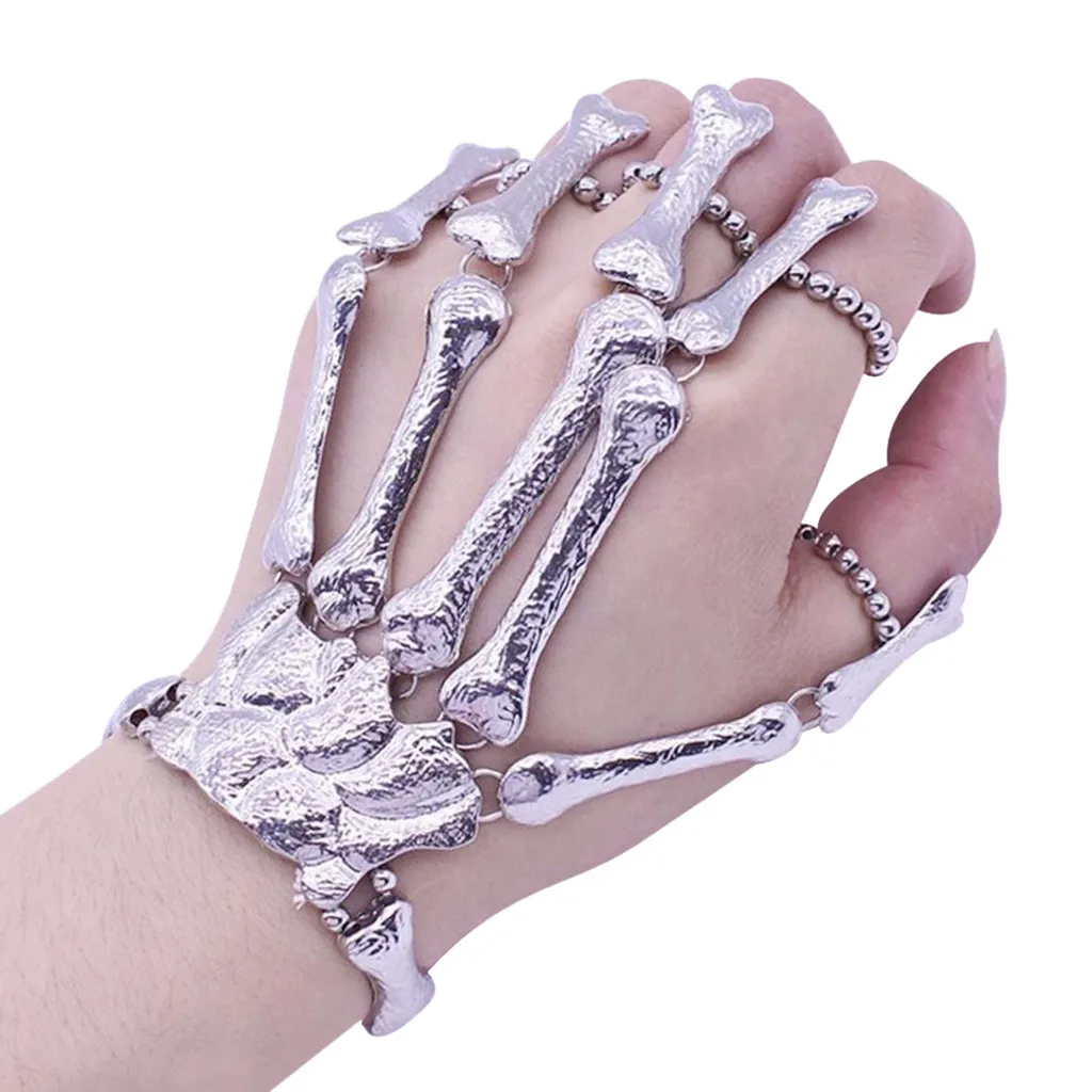 2021 Halloween Props Gift Nightclub Party Punk Finger Bracelet Gothic Skull Glove Horror And Mischief Halloween Party
2021 Halloween Props Gift Nightclub Party Punk Finger Bracelet Gothic Skull Glove Horror And Mischief Halloween Party