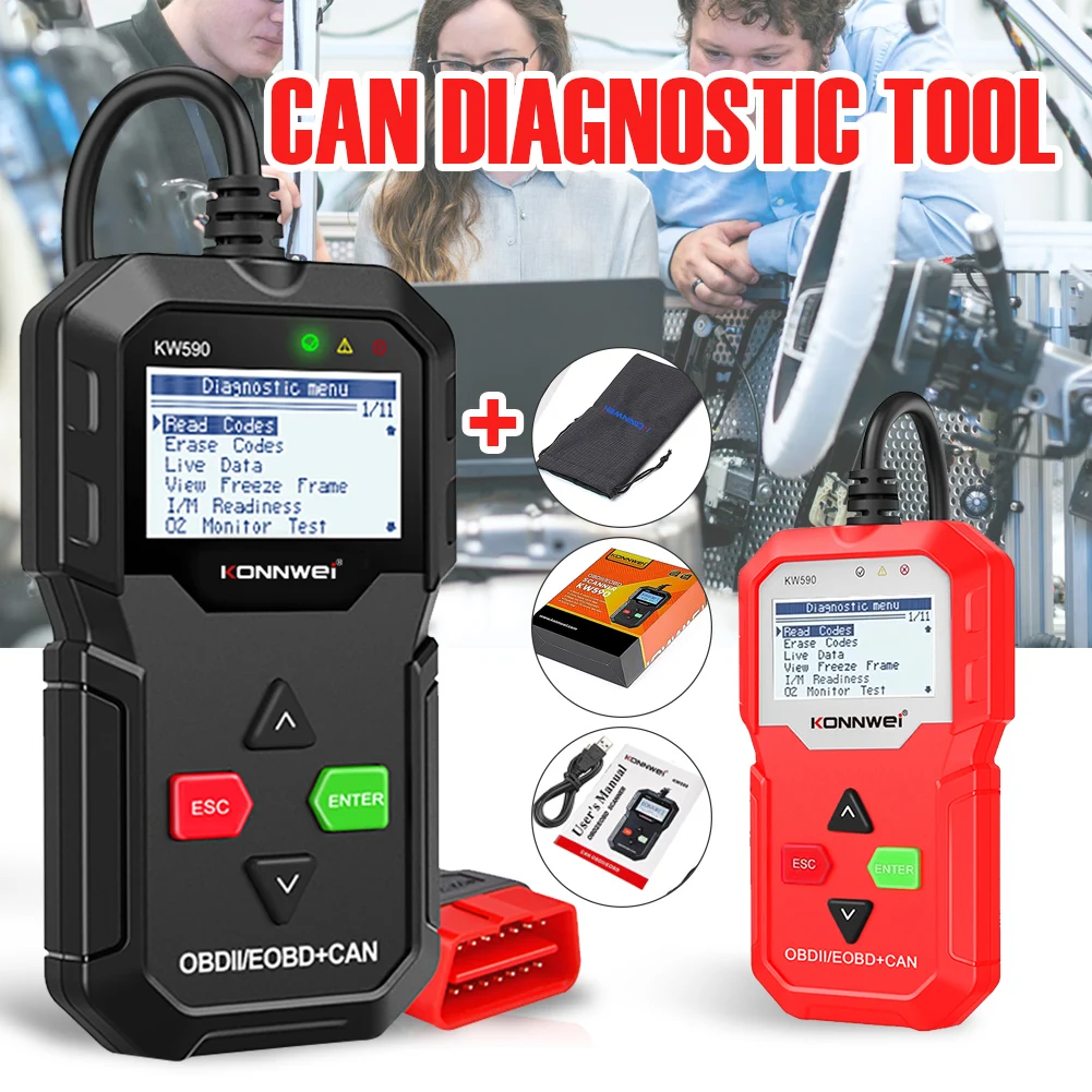 KONNWEI KW590 OBD2 EOBD CAN считыватель кодов диагностический сканер Автомобильный сканер автомобильный диагностический инструмент Автомобильный ск...
KONNWEI KW590 OBD2 EOBD CAN считыватель кодов диагностический сканер Автомобильный сканер автомобильный диагностический инструмент Автомобильный ск...