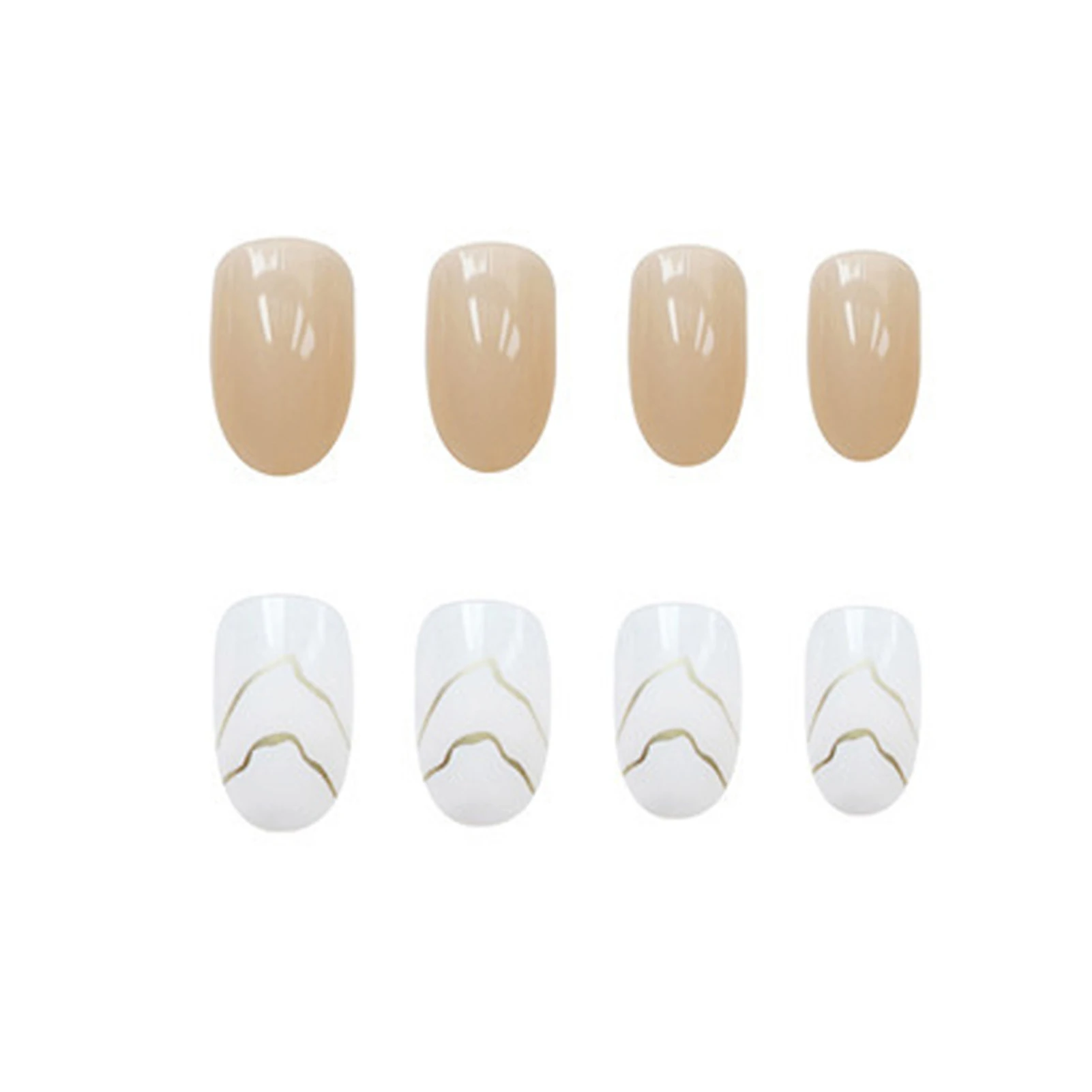 24PCS/box Mid-length Round Nail Tips Gradients Wear Full Cover Paragraph Fashion Manicure Patch False Fingernails For Girls
24PCS/box Mid-length Round Nail Tips Gradients Wear Full Cover Paragraph Fashion Manicure Patch False Fingernails For Girls