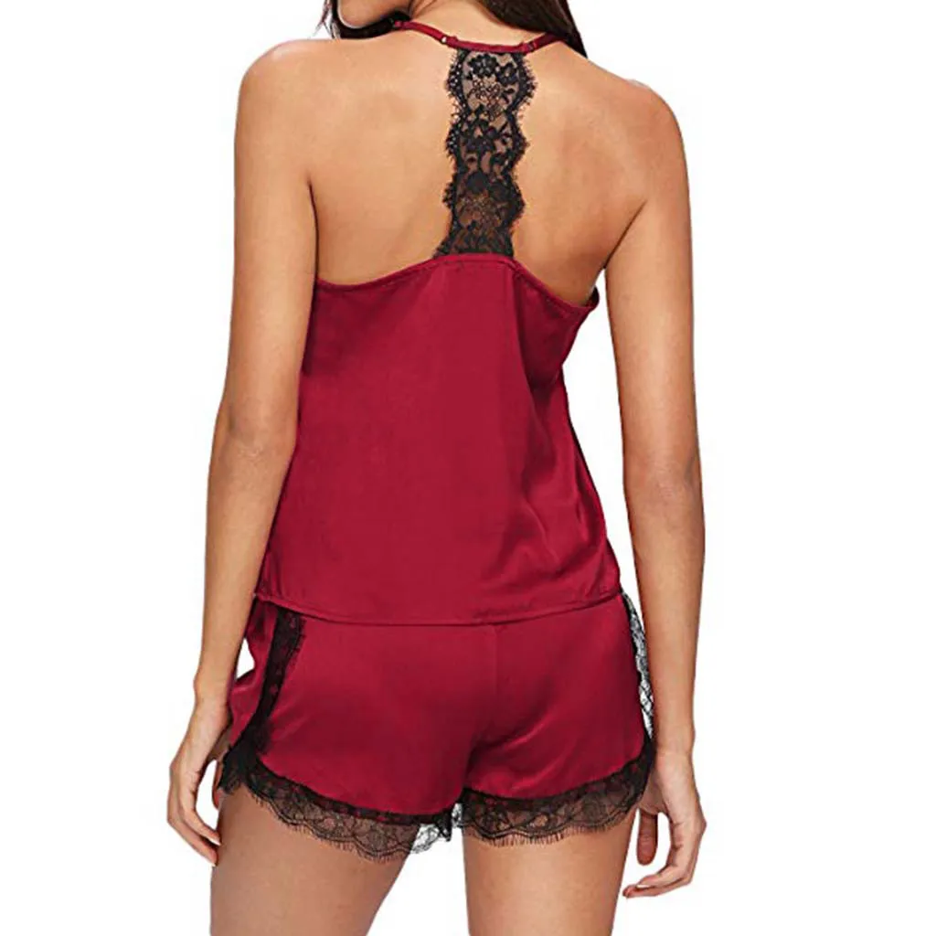 Pyjamas Women Velvet Sleepwear Sleeveless Strap Nightwear Lace Trim Cami Top Pajama Sets Femme Sexy Lingerie Summer Pajama Sets
Pyjamas Women Velvet Sleepwear Sleeveless Strap Nightwear Lace Trim Cami Top Pajama Sets Femme Sexy Lingerie Summer Pajama Sets