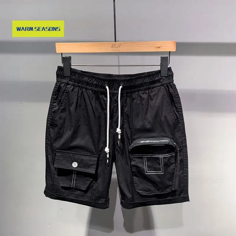 2021 Summer Men's Casual Shorts Men's Thin Japanese Style Simple Workwear Drawstring Shorts Multi-Pocket
2021 Summer Men's Casual Shorts Men's Thin Japanese Style Simple Workwear Drawstring Shorts Multi-Pocket