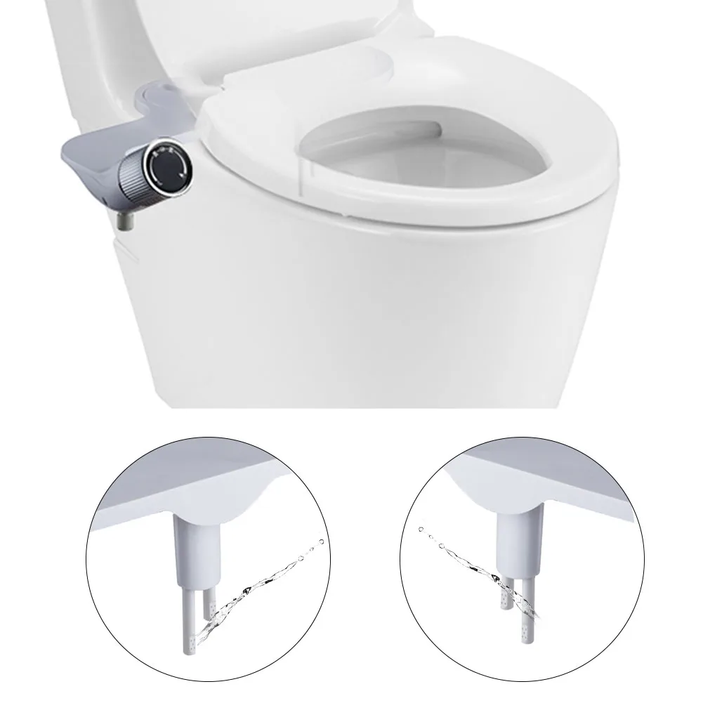 Toilet Adjustable Butt Washing Home Cold Water Easy Install Self-cleaning Thin Spray Tool Manual Bidet Hygiene Dual Nozzle
Toilet Adjustable Butt Washing Home Cold Water Easy Install Self-cleaning Thin Spray Tool Manual Bidet Hygiene Dual Nozzle