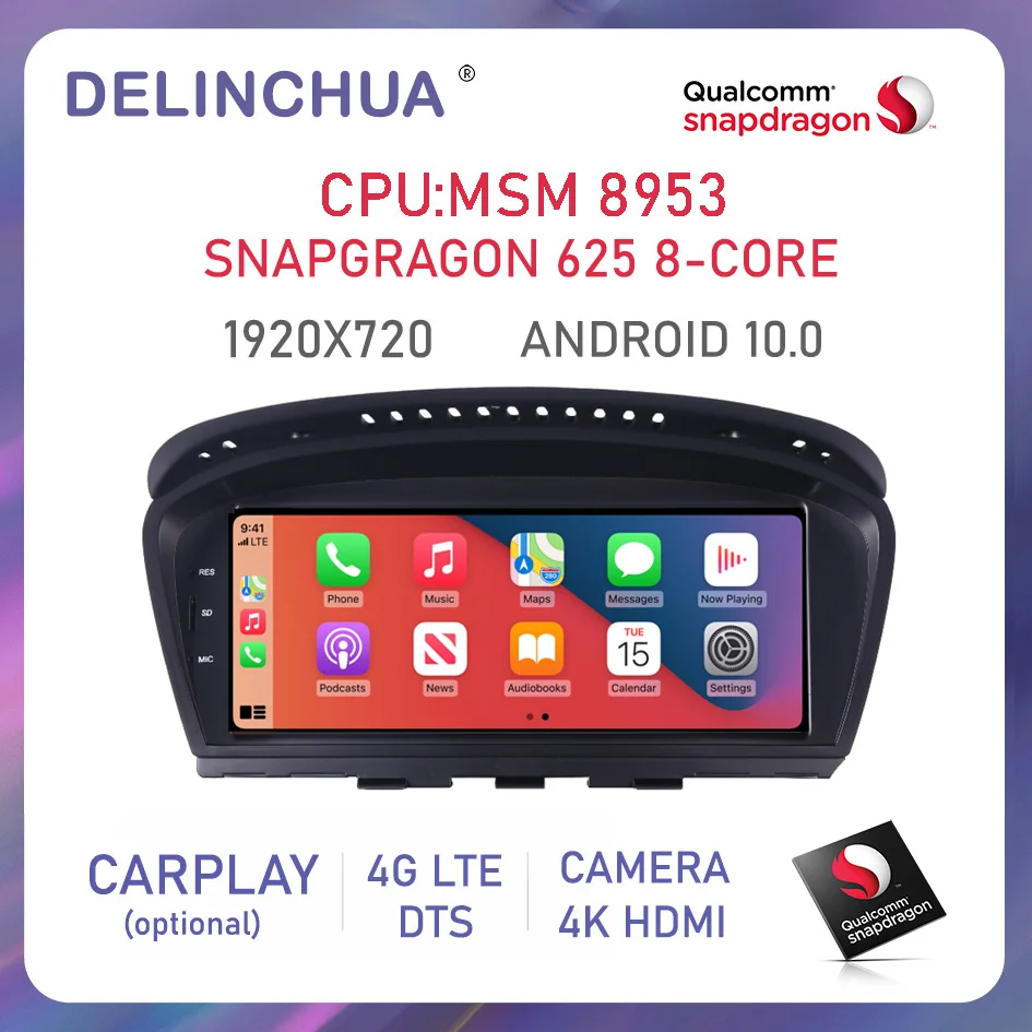 DLC for 5 Series E60/M5/M3/E61/E63/E64/E90/E91/E92/E93 Qualcomm Chip 1920 HD Dsp Eight-Core 4+64G Android GPS Navigation Player
DLC for 5 Series E60/M5/M3/E61/E63/E64/E90/E91/E92/E93 Qualcomm Chip 1920 HD Dsp Eight-Core 4+64G Android GPS Navigation Player