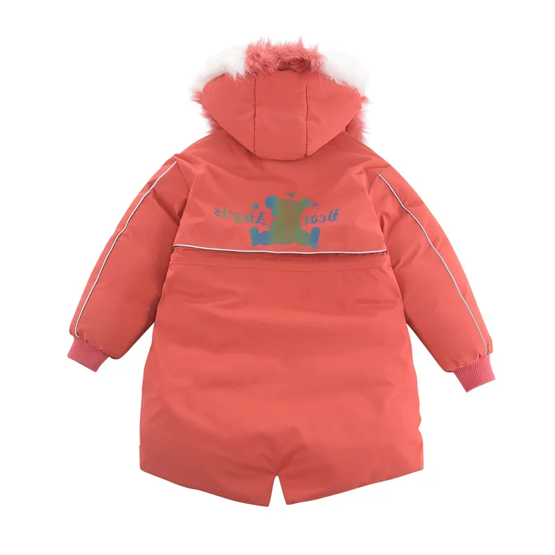 2021 girls winter new Korean version of thick down color fur collar mid-length cotton-padded coat, big children's warm quilted j
2021 girls winter new Korean version of thick down color fur collar mid-length cotton-padded coat, big children's warm quilted j