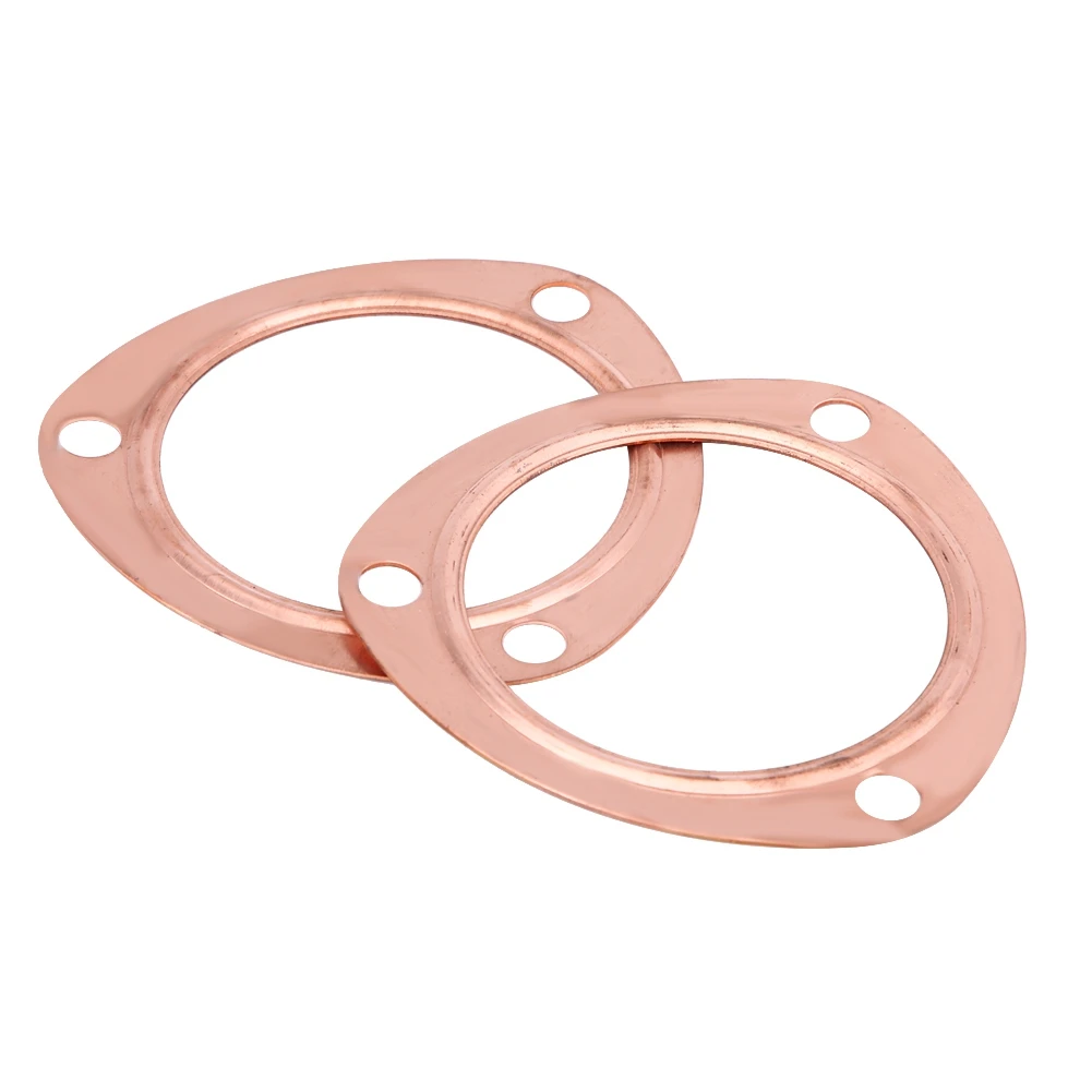 2pcs 3inch Copper Header Exhaust Collector Gaskets Reusable for SBC BBC 302 350 454 383
2pcs 3inch Copper Header Exhaust Collector Gaskets Reusable for SBC BBC 302 350 454 383
