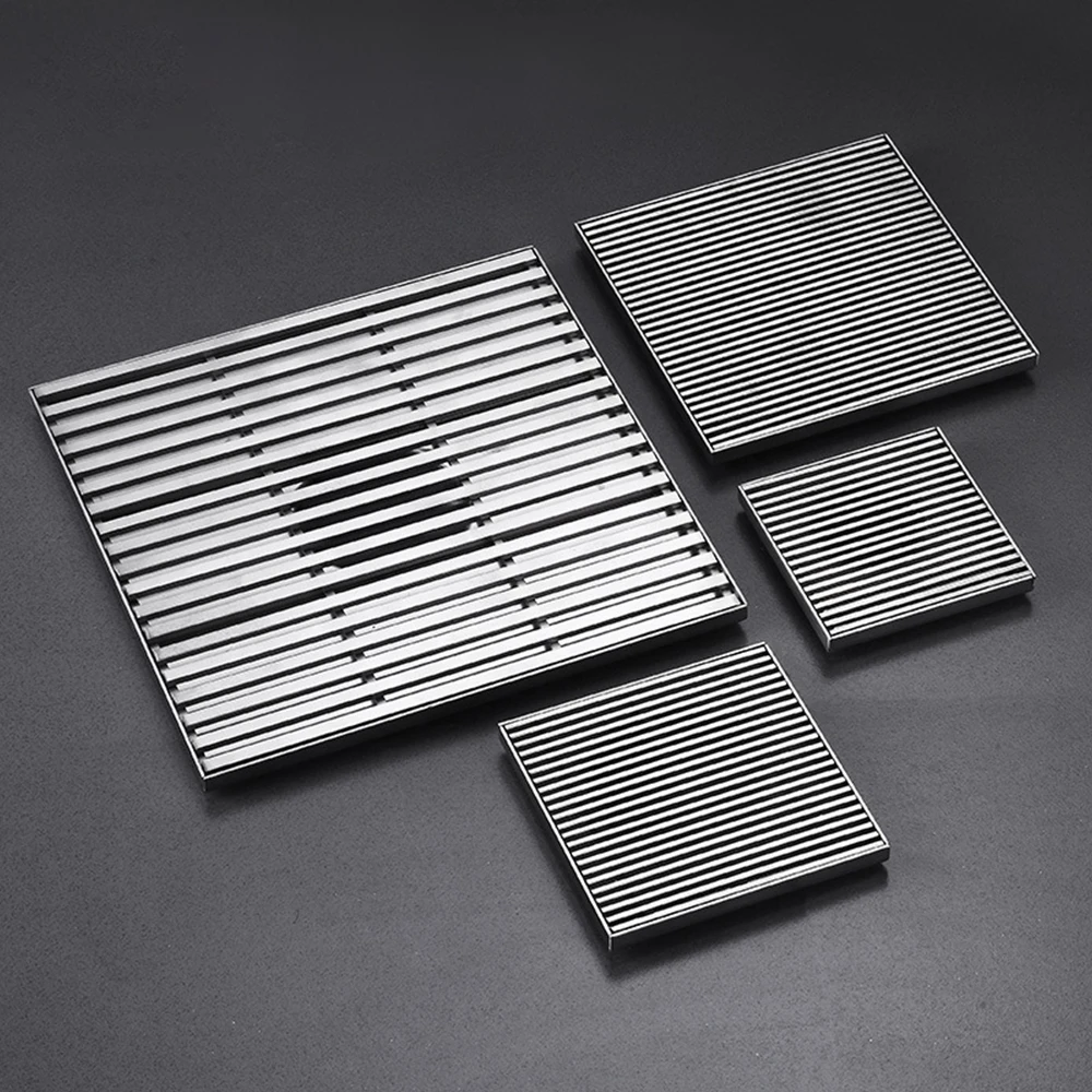 12/15/20/30cm Square Linear Bathroom Floor Drains Anti-Odor Shower Drainage Stainless Steel Kitchen Accessory 
12/15/20/30cm Square Linear Bathroom Floor Drains Anti-Odor Shower Drainage Stainless Steel Kitchen Accessory