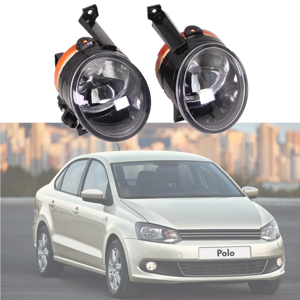 Для VW Polo Sedan 2011 2012 2013 2014 2015 2016 автомобильный Стайлинг передний бампер галогенная