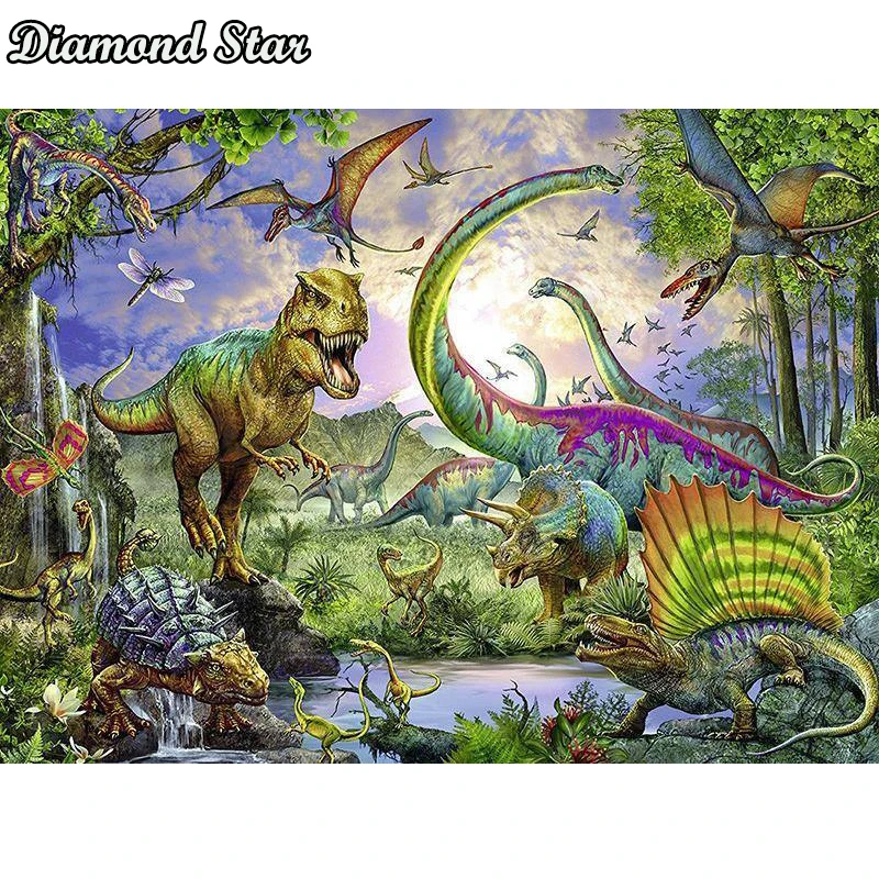 5D DIY Full square Diamond Painting Mosaic animal dinosaur Diamond Rhinestone Embroidery Cross Stitch home decor gift
5D DIY Full square Diamond Painting Mosaic animal dinosaur Diamond Rhinestone Embroidery Cross Stitch home decor gift