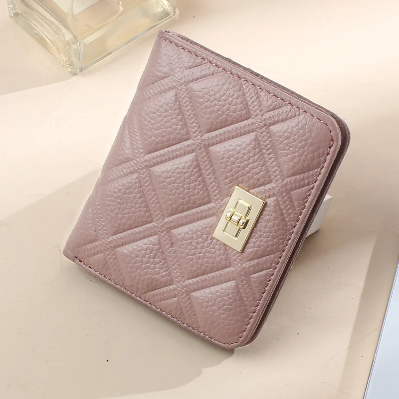 Fashion Women Short Wallets Genuine Leather Female Purse Diamond Lattice Card Holder Coin Pocket Money Purse Bags
Fashion Women Short Wallets Genuine Leather Female Purse Diamond Lattice Card Holder Coin Pocket Money Purse Bags