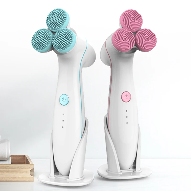 3D Soft Silicone New Sonic Facial Cleanser Deep Pore Clean Electric Beauty Skin Care Device Face Massager Facial Cleansing Brush
3D Soft Silicone New Sonic Facial Cleanser Deep Pore Clean Electric Beauty Skin Care Device Face Massager Facial Cleansing Brush