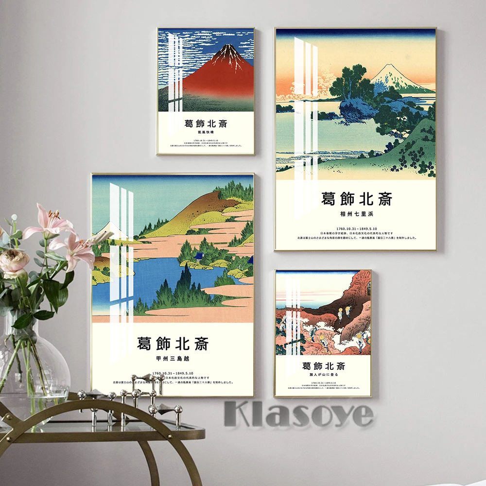 Katsushika Hokusai Japanese Ukiyoe Exhibition Museum Art Prints Poster Traditional Landscape Wall Hanging Picture Home Decor
Katsushika Hokusai Japanese Ukiyoe Exhibition Museum Art Prints Poster Traditional Landscape Wall Hanging Picture Home Decor