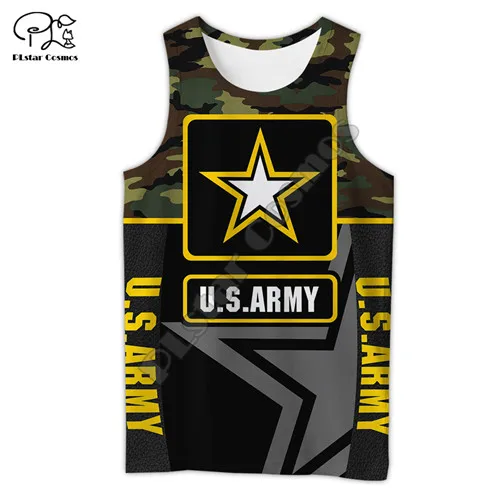 PLstar Cosmos Newest US Military Marine Army suit Soldier Camo 3Dprint Summer Man's Top Streetwear Casual Funny Tank-top Vest A2
PLstar Cosmos Newest US Military Marine Army suit Soldier Camo 3Dprint Summer Man's Top Streetwear Casual Funny Tank-top Vest A2