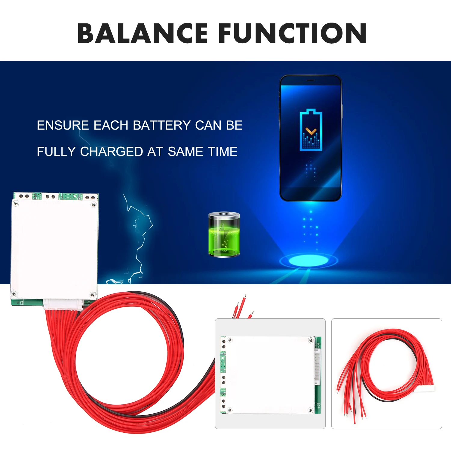 1PCS 10S 35A 36V Lithium Battery Protection Board BMS PCB Protection Board with Balance Function for Ternary Batteries Cells 
1PCS 10S 35A 36V Lithium Battery Protection Board BMS PCB Protection Board with Balance Function for Ternary Batteries Cells