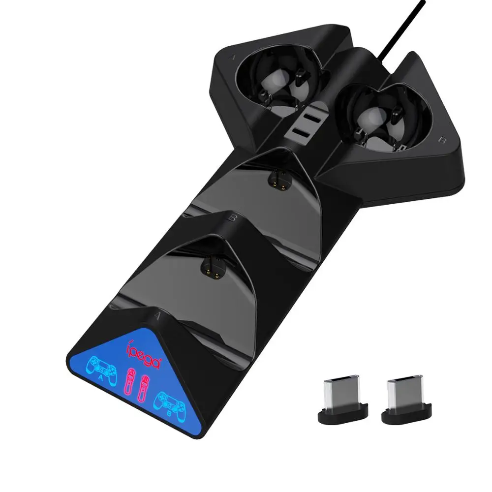 Triangle 4 in 1 Quad Charger Dock Charging Stand Station for Playstation PS4 Controller PS VR Controllers Move LED | Электроника