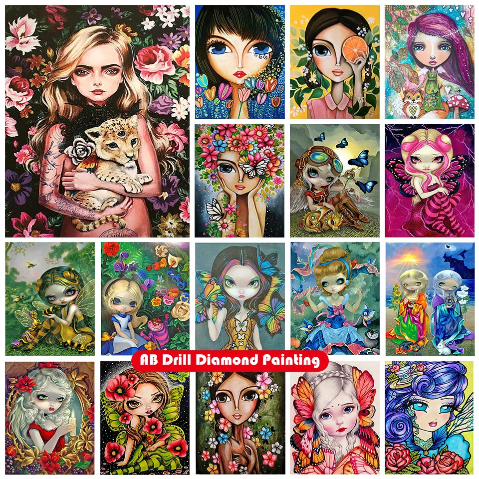 Zipper bag 5D DIY AB diamond painting kit cartoon girl flower landscape full circle diamond embroidery mosaic home decoration
Zipper bag 5D DIY AB diamond painting kit cartoon girl flower landscape full circle diamond embroidery mosaic home decoration