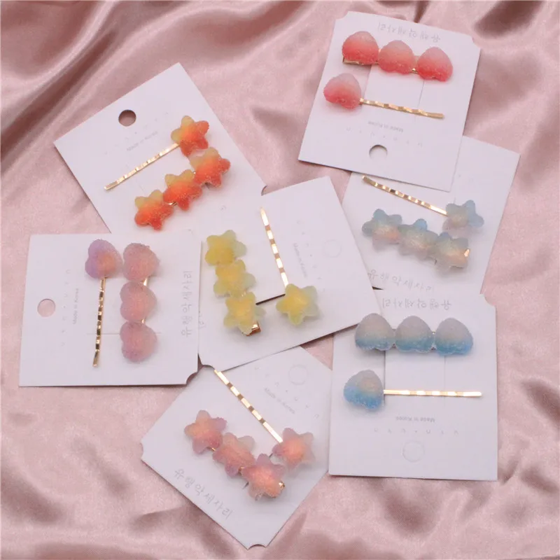 2020 New Wild Word Hairpin Duckbill Clip Two-piece Candy Gradient Simple Wild Hair Accessories
2020 New Wild Word Hairpin Duckbill Clip Two-piece Candy Gradient Simple Wild Hair Accessories