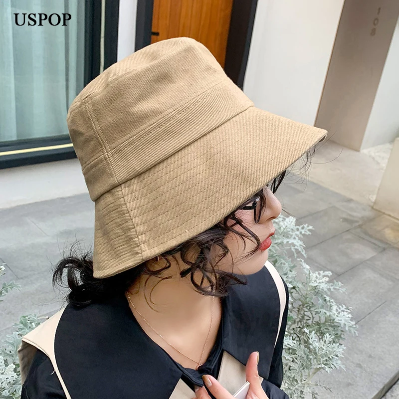 Панама USPOP однотонная хлопковая, модная Панама простого дизайна, летняя дышащая, от солнца, 2020 
Панама USPOP однотонная хлопковая, модная Панама простого дизайна, летняя дышащая, от солнца, 2020