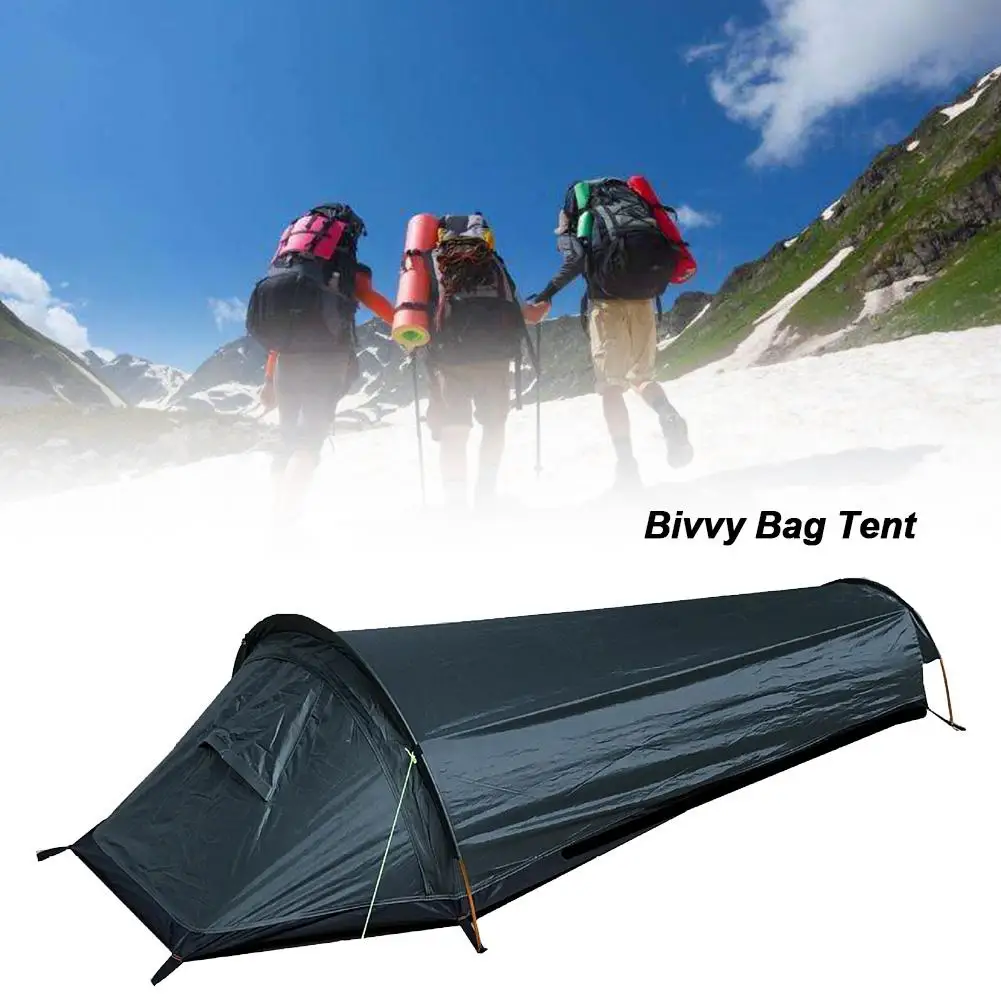 Ultralight Bag Tent Compact Single Person Larger Space Waterproof Sleeping Bag Cover Bivvy Sack For Outdoor Camping 
Ultralight Bag Tent Compact Single Person Larger Space Waterproof Sleeping Bag Cover Bivvy Sack For Outdoor Camping