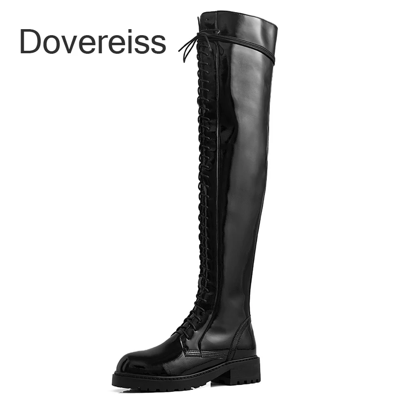 Dovereiss Fashion Zapatillas Mujer Genuine Leather New Winter Cross Tied Sexy Zipper Over The Knee Boots Sexy 33 40
Dovereiss Fashion Zapatillas Mujer Genuine Leather New Winter Cross Tied Sexy Zipper Over The Knee Boots Sexy 33 40