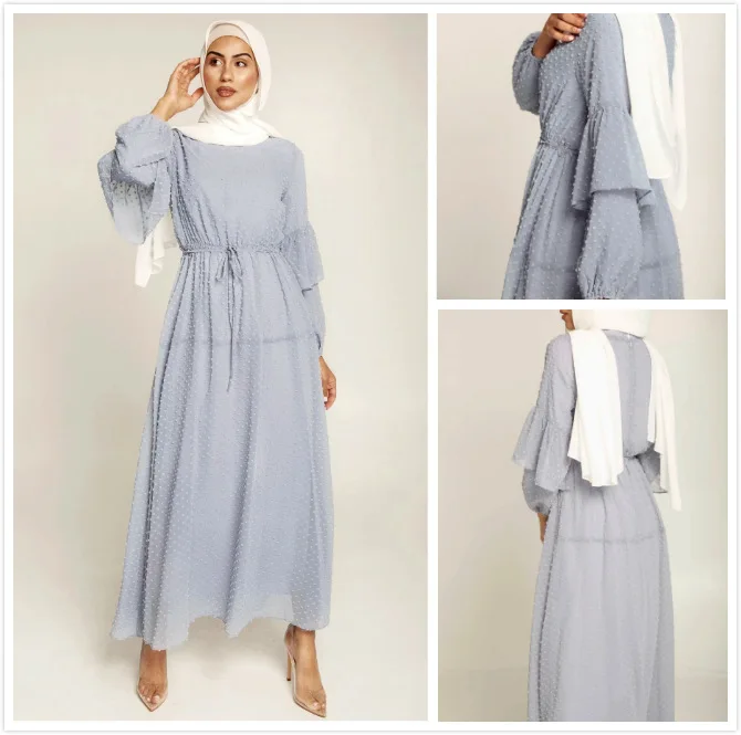 Eid Mubarak Chiffon Women Kaftan Muslim Fashion Hijab Dress Turkey Abaya Dubai Caftan European Islam Clothing African Vestidos
Eid Mubarak Chiffon Women Kaftan Muslim Fashion Hijab Dress Turkey Abaya Dubai Caftan European Islam Clothing African Vestidos