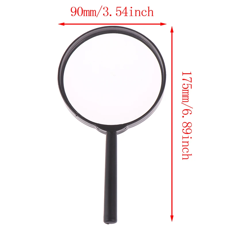 17.5cm Dia 90mm Handheld Magnifier 5X Reading Map Newspaper Magnifying Glass Jewelry Loupe
17.5cm Dia 90mm Handheld Magnifier 5X Reading Map Newspaper Magnifying Glass Jewelry Loupe