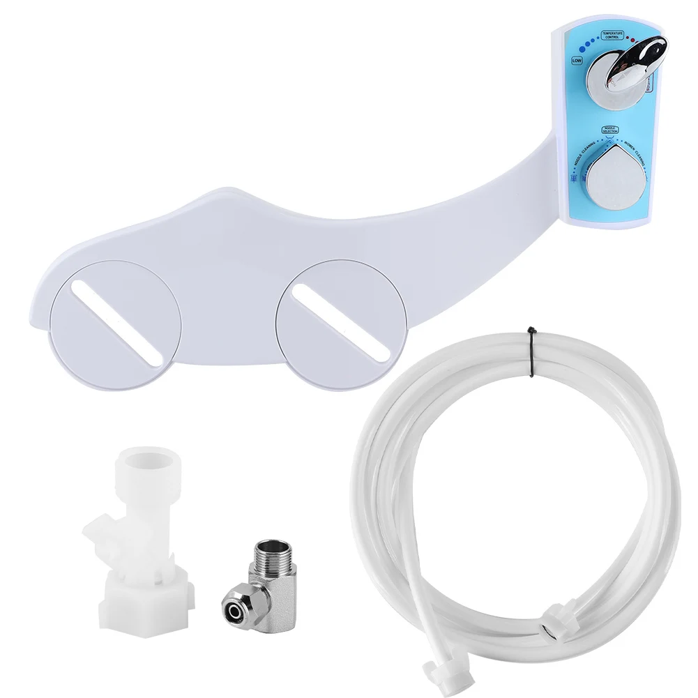 Non-Electric Bidet Spray Bathroom Toilet Seat Attachment Hot and Cold Water Flusher US
Non-Electric Bidet Spray Bathroom Toilet Seat Attachment Hot and Cold Water Flusher US