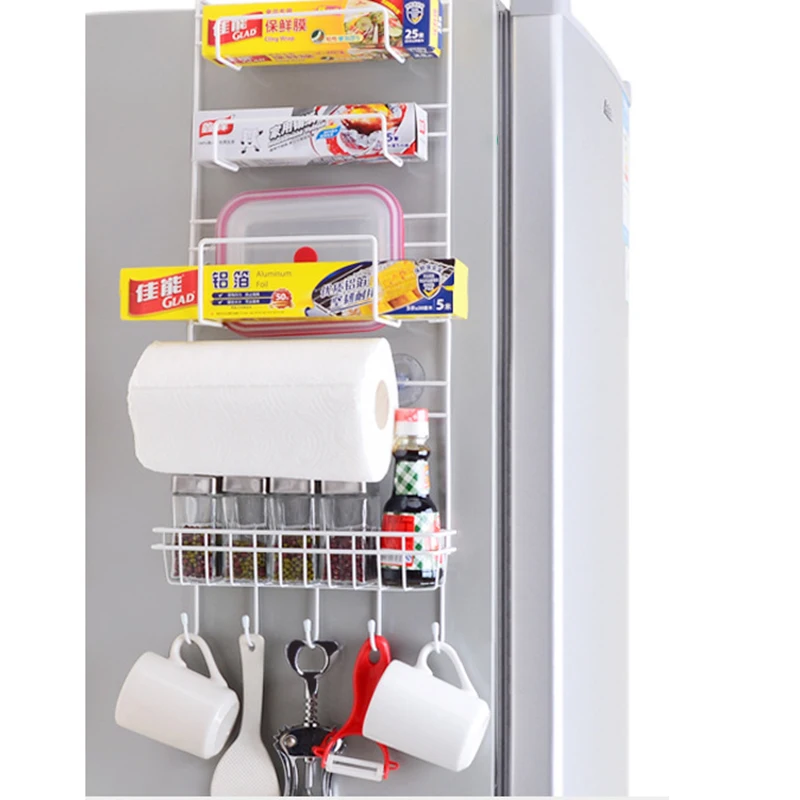 Refrigerator Hanging Storage Rack Holder Large Capacity for Home Kitchen Fridge RT88
Refrigerator Hanging Storage Rack Holder Large Capacity for Home Kitchen Fridge RT88